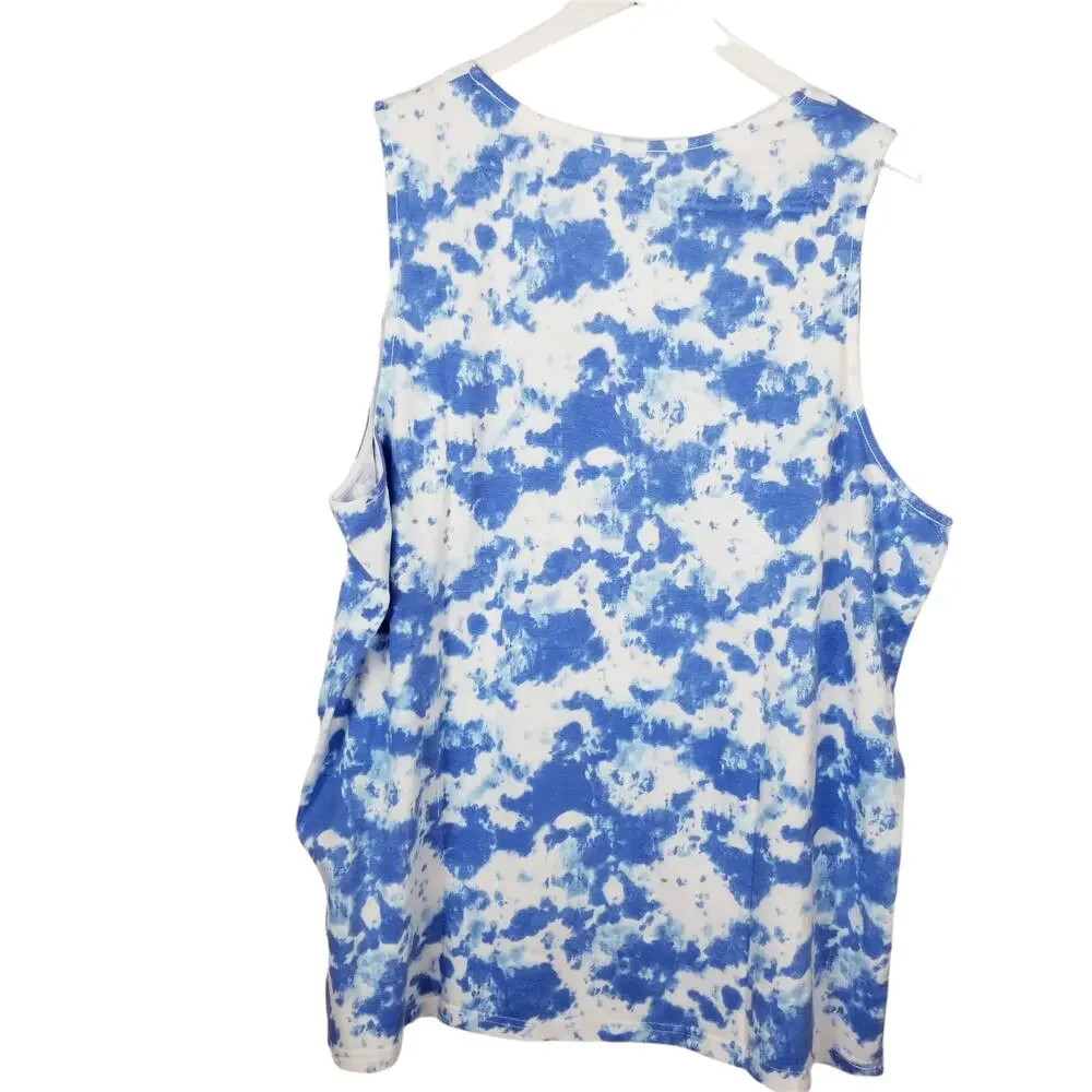LEVI'S Men's Algoson Revised Crystal Blue Tank T-shirt - Size XL